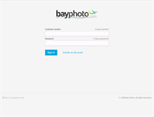 Tablet Screenshot of my.bayphoto.com